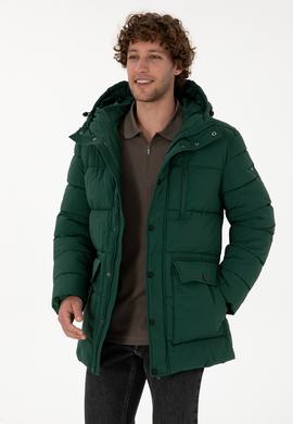 Erkek Koyu Yeşil Kaban - 50312014007