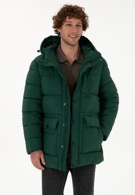 Erkek Koyu Yeşil Kaban - 50312014007