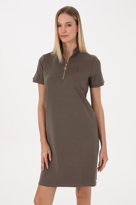 Kadın Vizon Örme Elbise