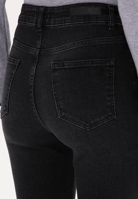 Kadın Siyah Slim Flare Fit Jean Pantolon - 50316567006