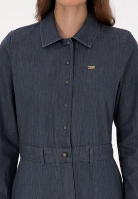 Kadın Siyah Dokuma Elbise - 50316627003