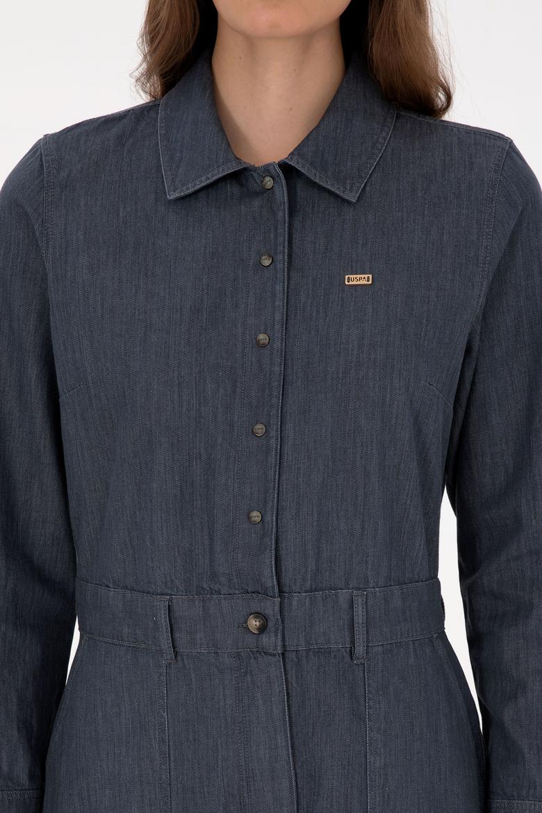 Kadın Siyah Dokuma Elbise - 50316627003