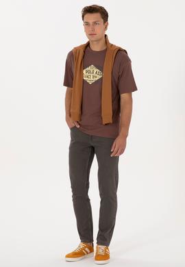 Erkek Kahverengi Tişört - 50324811018