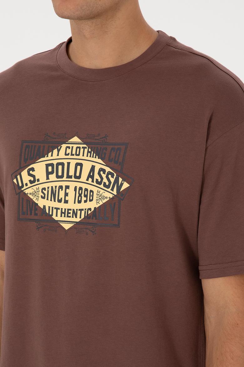 Erkek Kahverengi Tişört - 50324811018