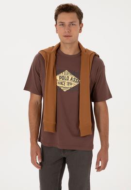 Erkek Kahverengi Tişört - 50324811018