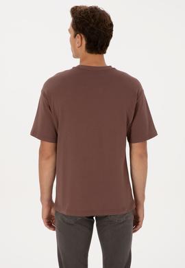 Erkek Kahverengi Tişört - 50324811018