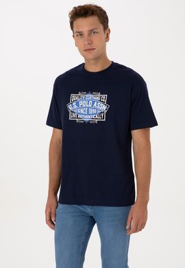 Erkek Lacivert Tişört - 50324811008