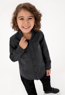 Erkek Çocuk Antrasit Uzun Kollu Gömlek - 50316670011