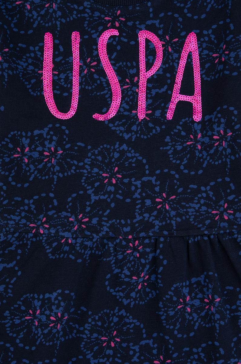 Kız Çocuk Lacivert Örme Elbise