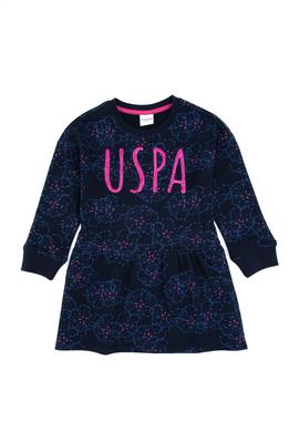 Kız Çocuk Lacivert Örme Elbise - 50318801008