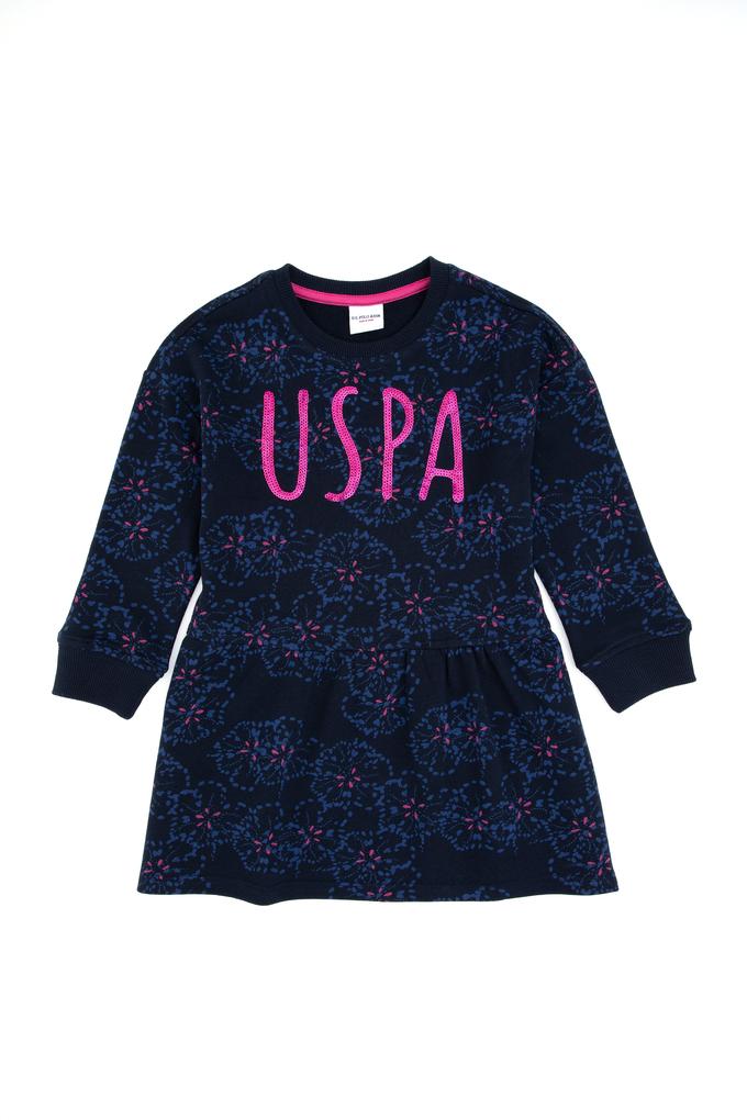 Kız Çocuk Lacivert Örme Elbise