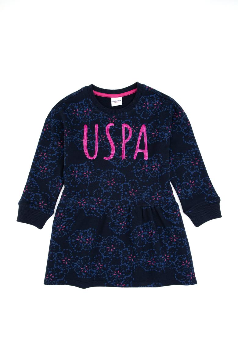 Kız Çocuk Lacivert Örme Elbise