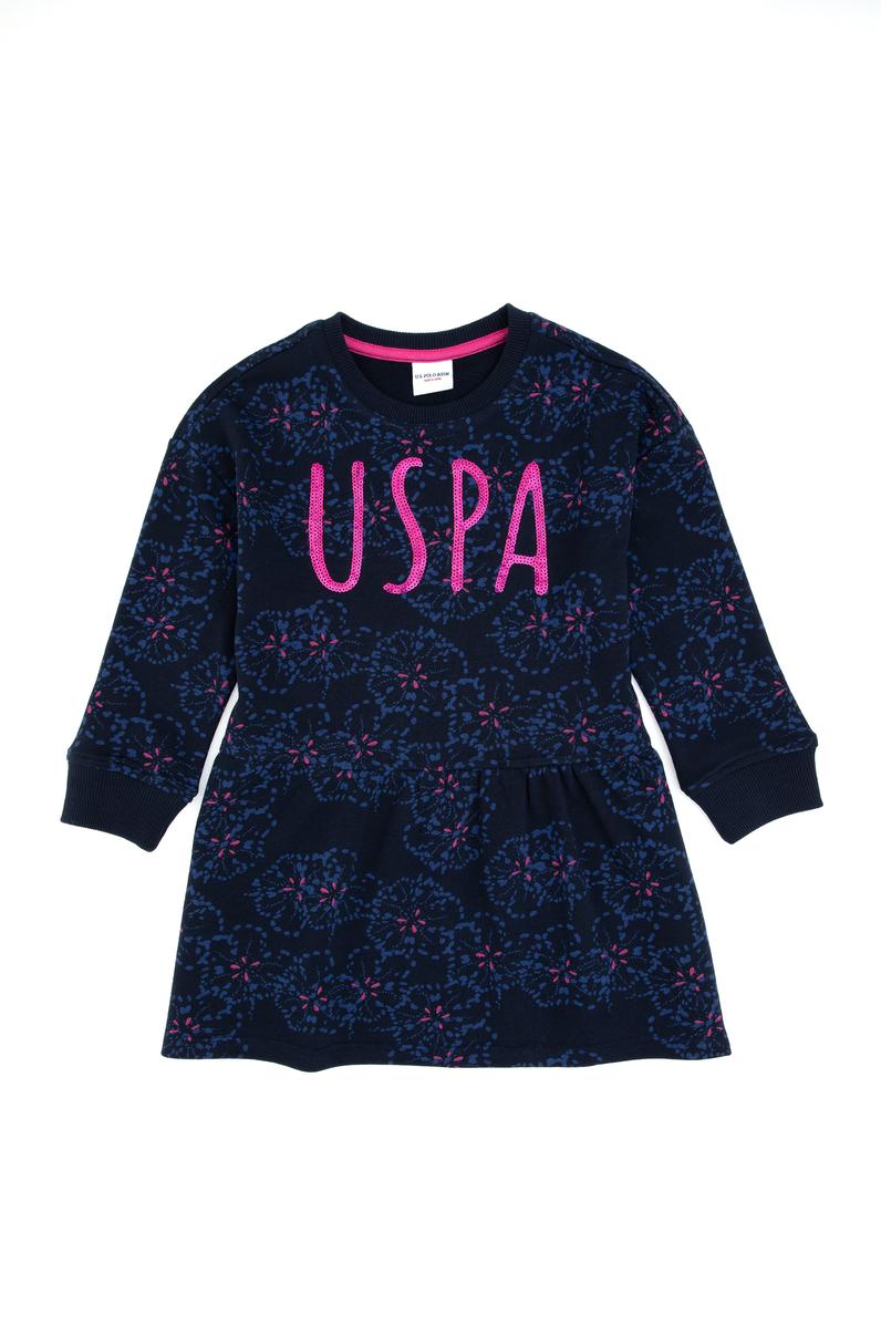 Kız Çocuk Lacivert Örme Elbise