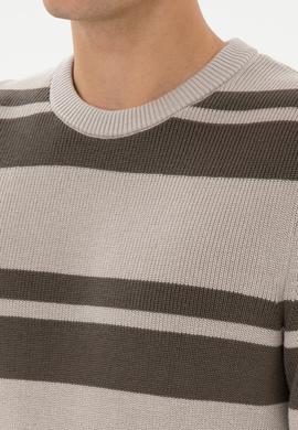 Erkek Regular Fit Bisiklet Yaka Taş Kazak - 50314952006