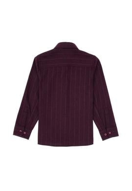 Erkek Çocuk Bordo Uzun Kollu Gömlek - 50316670027