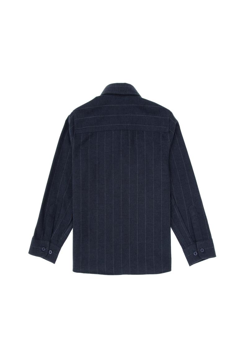 Erkek Çocuk Lacivert Uzun Kollu Gömlek - 50316670024