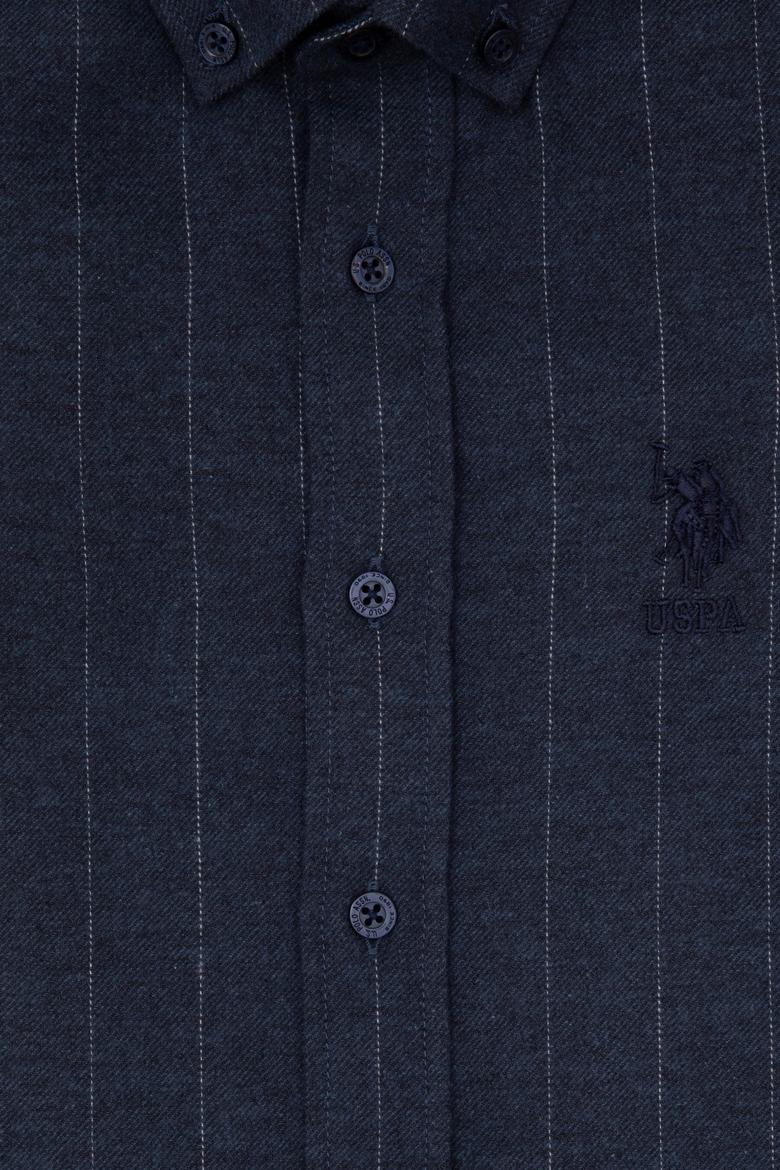 Erkek Çocuk Lacivert Uzun Kollu Gömlek - 50316670024