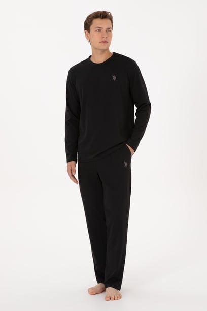 Erkek Siyah Pijama Takımı