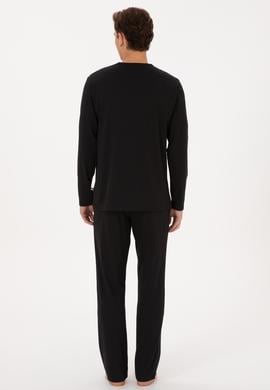 Erkek Siyah Pijama Takımı - 50318602004