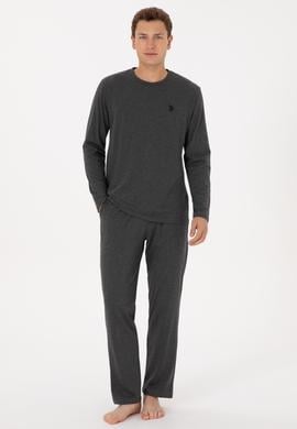 Erkek Antrasit Melanj Pijama Takımı - 50318602014