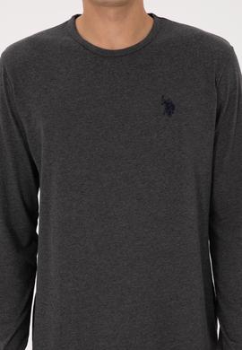 Erkek Antrasit Melanj Pijama Takımı - 50318602014