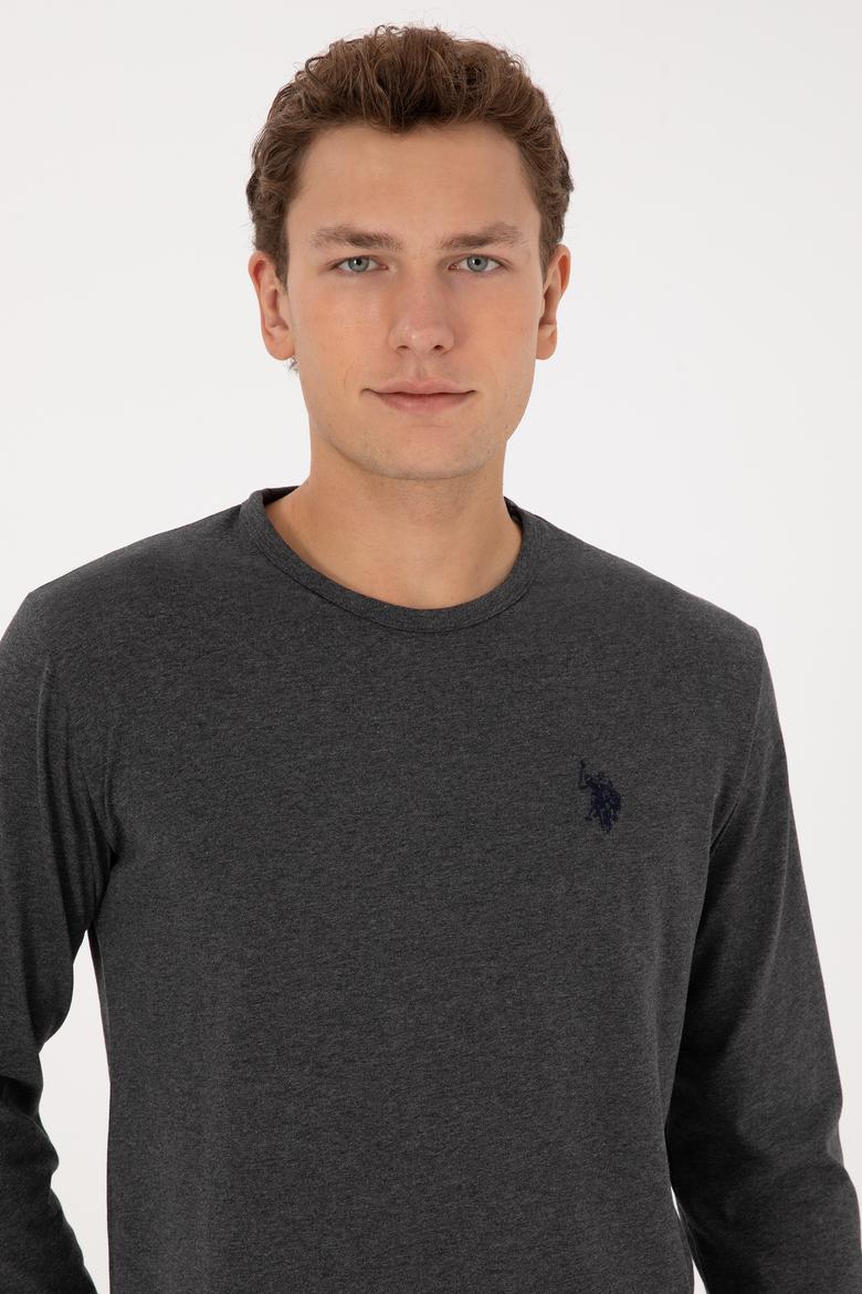 Erkek Antrasit Melanj Pijama Takımı - 50318602014