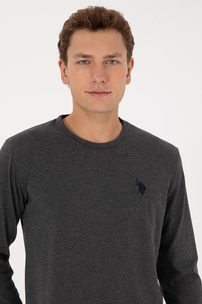 Erkek Antrasit Melanj Pijama Takımı