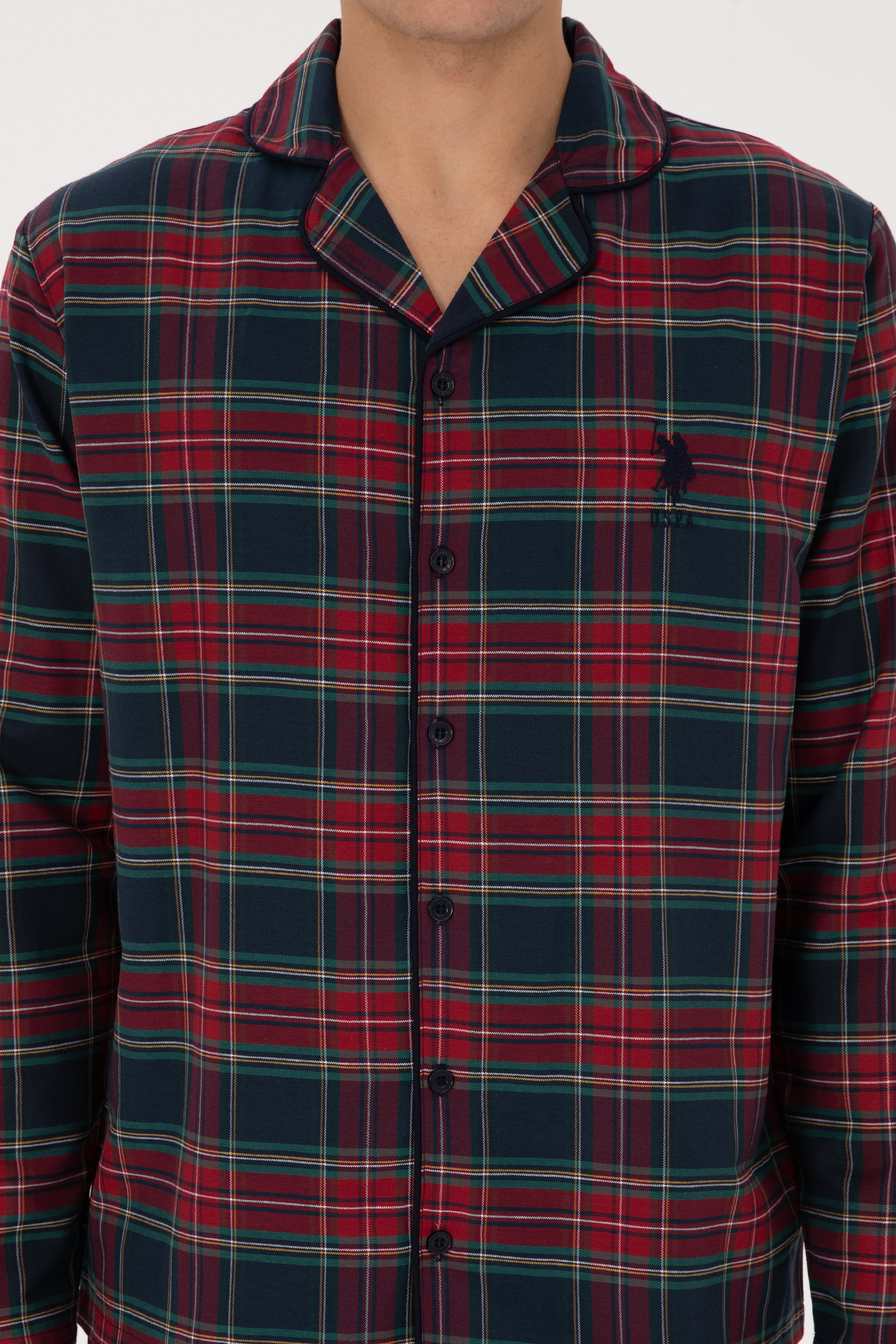 Erkek Bordo Pijama Takımı