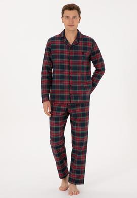 Erkek Bordo Pijama Takımı - 50318614003