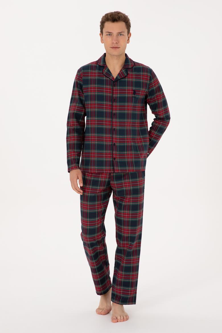 Erkek Bordo Pijama Takımı