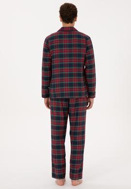 Erkek Bordo Pijama Takımı - 50318614003