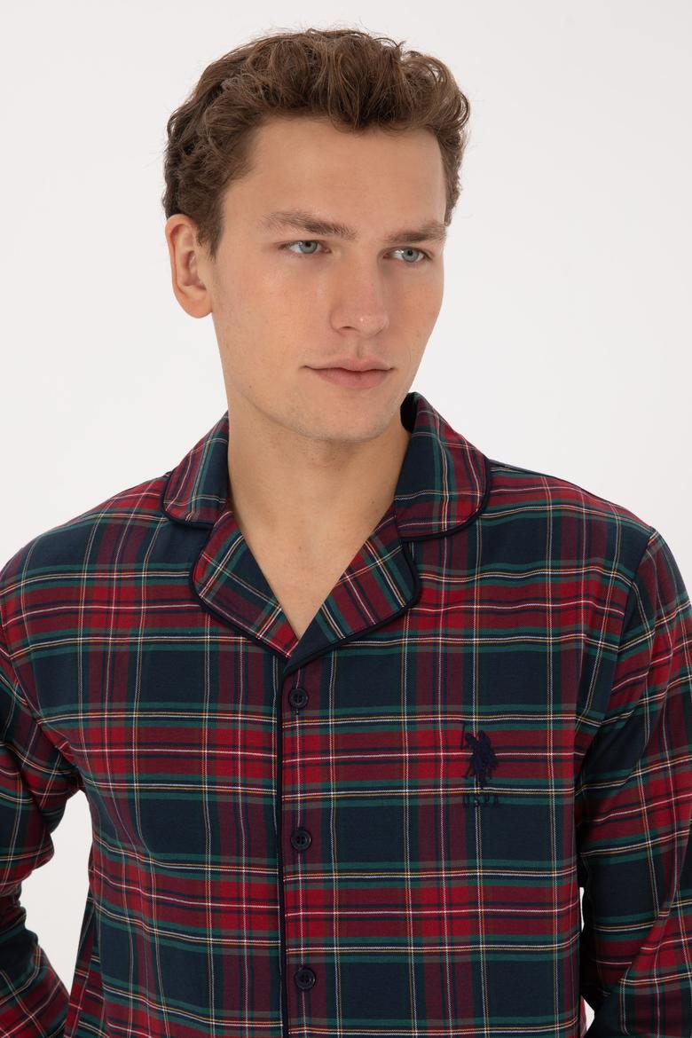 Erkek Bordo Pijama Takımı - 50318614003