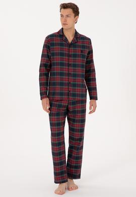 Erkek Bordo Pijama Takımı - 50318614003