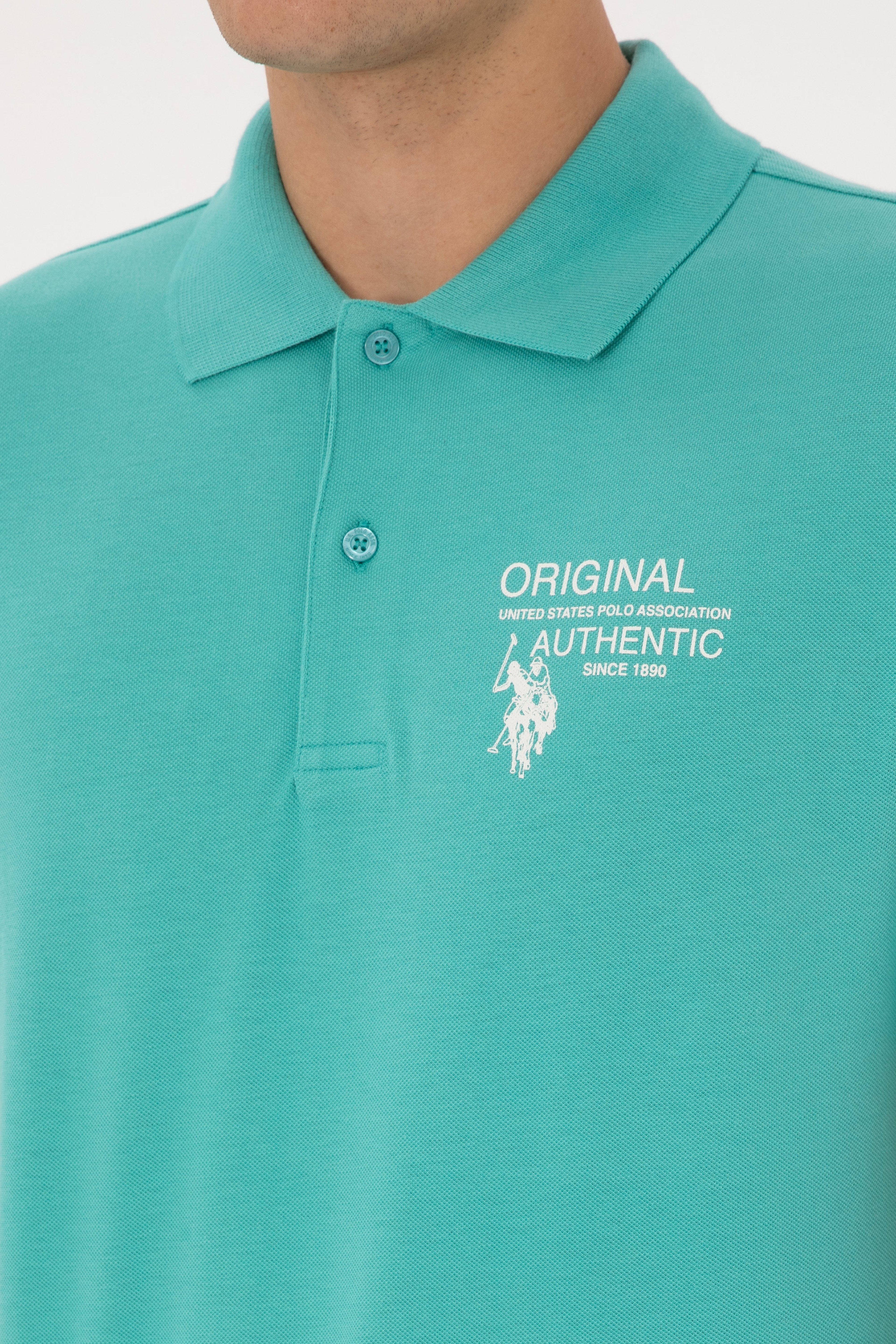 Erkek Mint Regular Fit Polo Yaka Tişört - Image 7