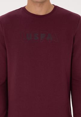 Erkek Regular Fit Bisiklet Yaka Bordo Sweatshirt - 50316372003