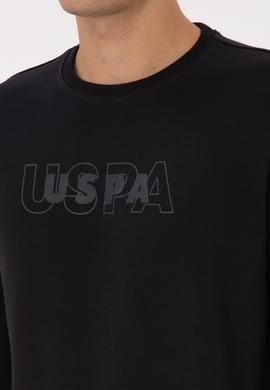 Erkek Regular Fit Bisiklet Yaka Siyah Sweatshirt - 50316372026