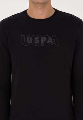 Erkek Regular Fit Bisiklet Yaka Siyah Sweatshirt - 50316372026