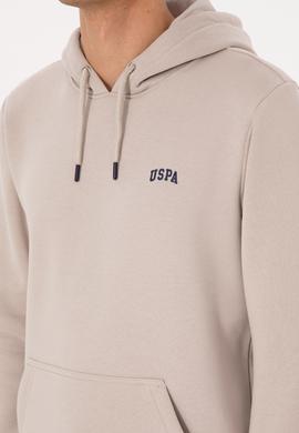 Erkek Regular Fit Kapüşonlu Şardonlu Taş Basic Sweatshirt - 50315582137