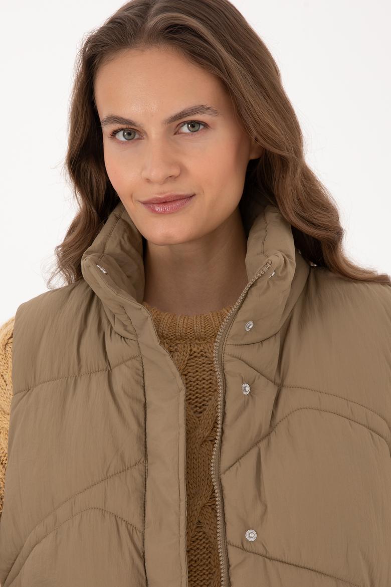 Kadın Açık Haki Yelek - 50308091033