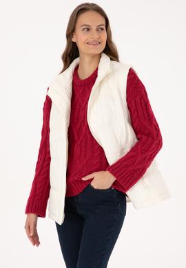 Kadın Krem Yelek - 50308632043