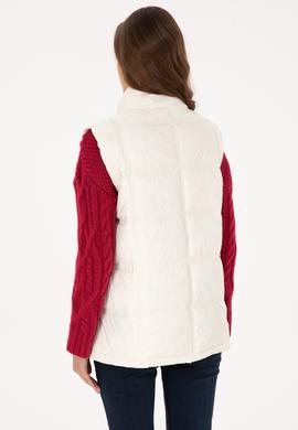 Kadın Krem Yelek - 50308632043