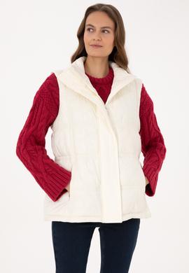 Kadın Krem Yelek - 50308632043