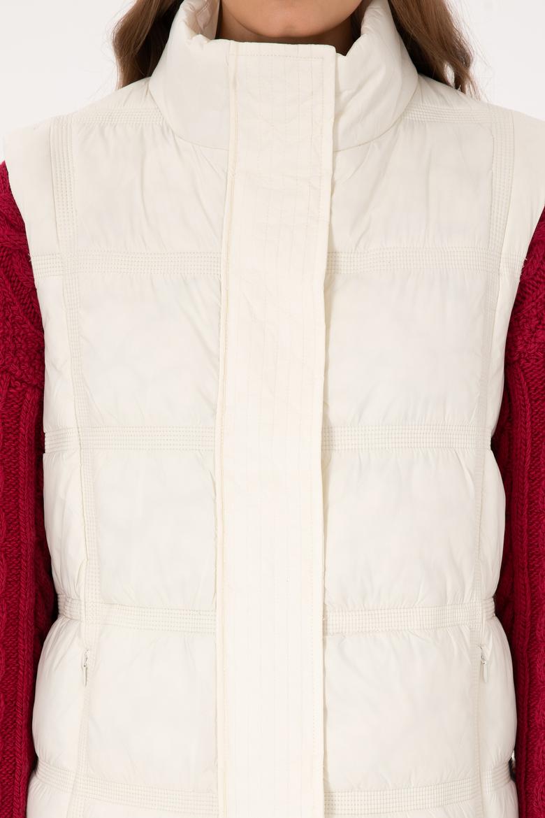 Kadın Krem Yelek - 50308632043