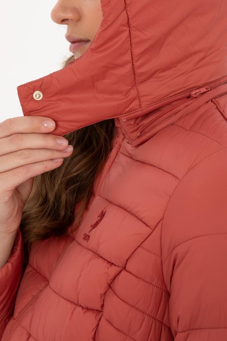 Kadın Gül Kurusu Mont - 50307935044