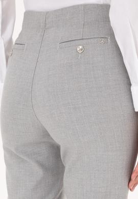 Kadın Açık Gri Kanvas Pantolon - 50309281004