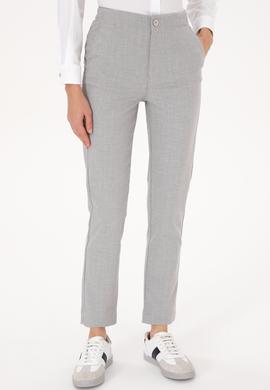 Kadın Açık Gri Kanvas Pantolon - 50309281004