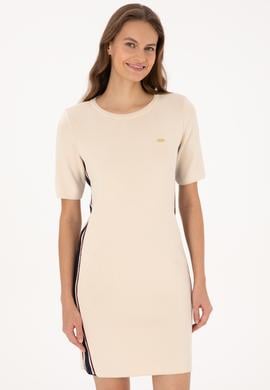 Kadın Krem Triko Elbise - 50309598001