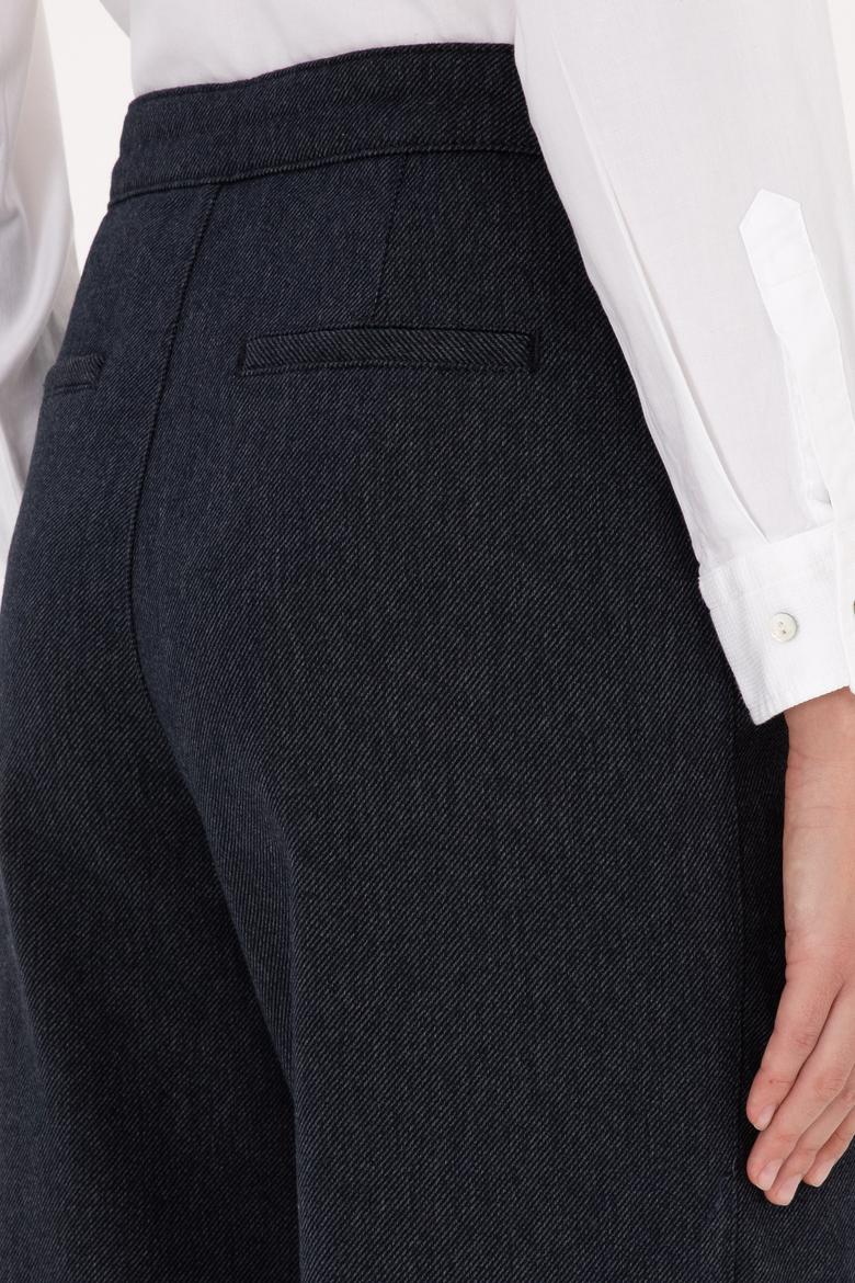 Kadın Lacivert Kanvas Pantolon - 50309263010