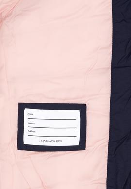 Kız Çocuk Lacivert Kapüşonlu Mont - 50313057006