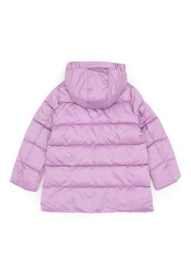 Kız Çocuk Lila Kapüşonlu Kaban - 50313073002